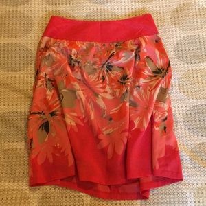 Limited tulip skirt pink floral XS